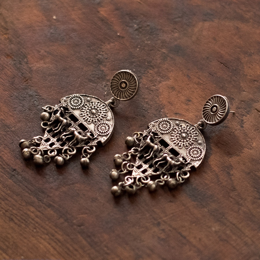 online german silver earrings