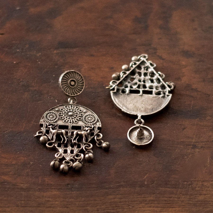 online german silver earrings