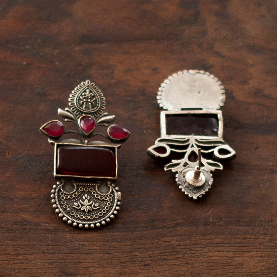 online german silver earrings