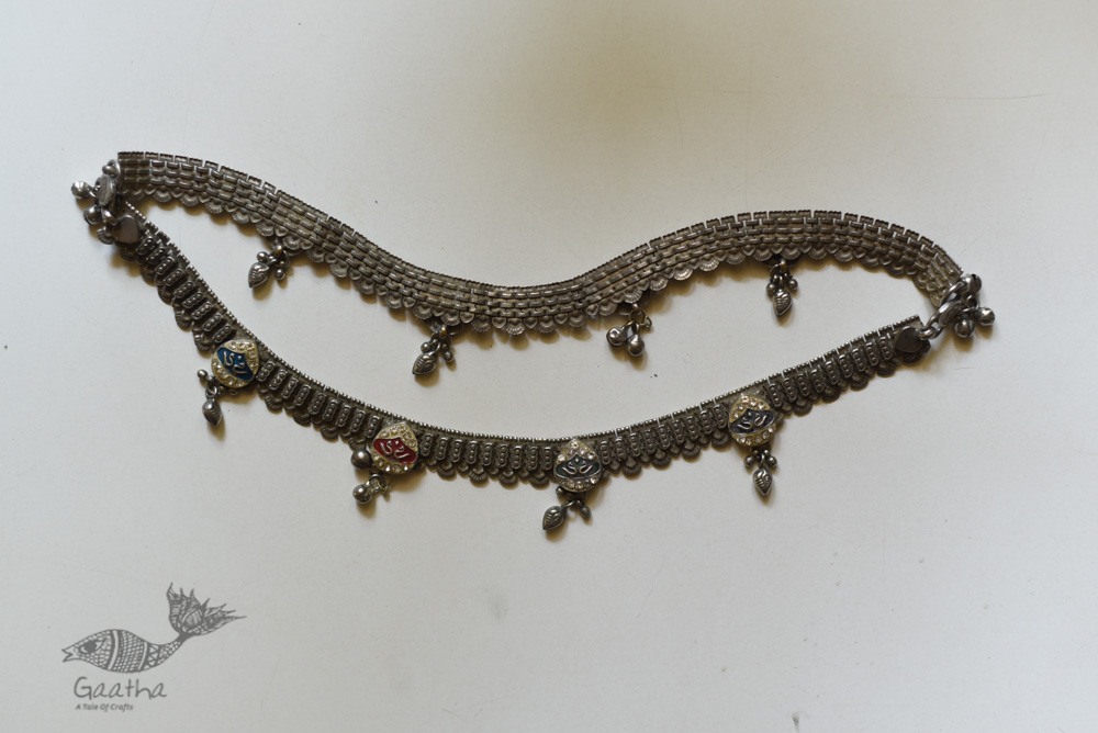 shop Banjara White Metal Payal