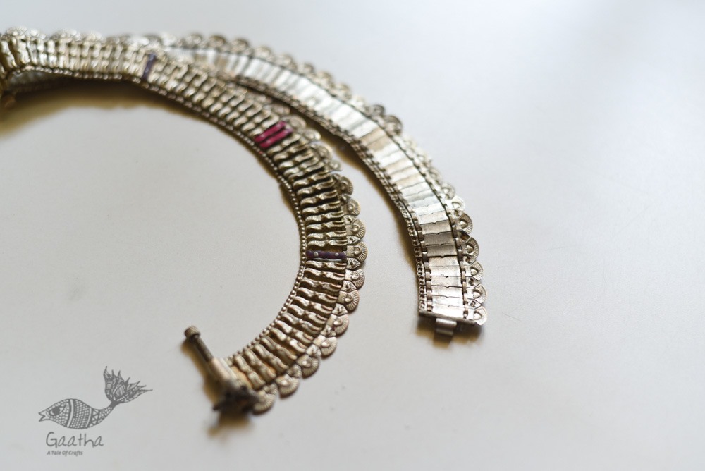 shop Ethnic Banjara White Metal Payal