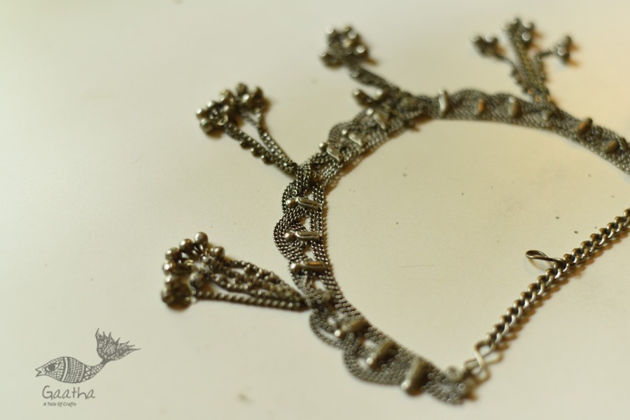 shop Vintage Jewelry - Jhalar Jhumar Choker / Necklace