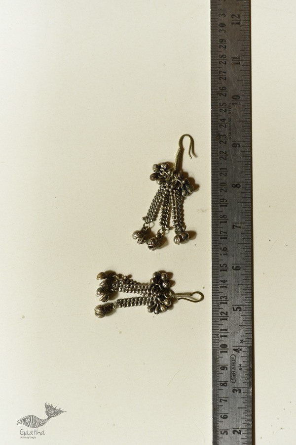 shop Vintage White Metal Earring