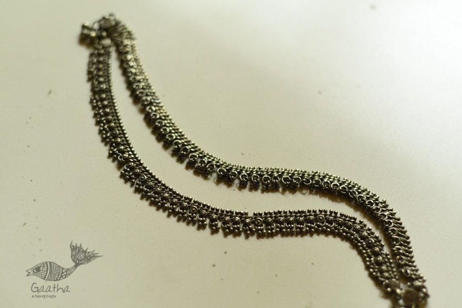 shop Vintage Banjara Payal / Anklet (Pair) - B