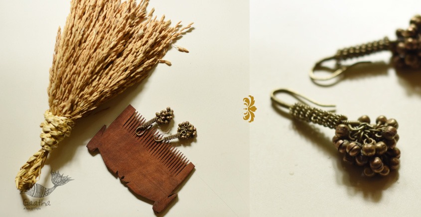 shop Vintage White Metal Earring