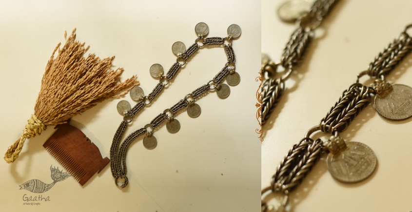 shop Handmade Heavy Chain & Coin Vintage Necklace