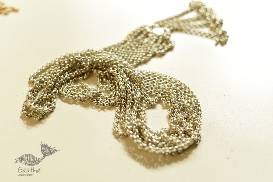 shop Handmade Long Chain Chandra Necklace