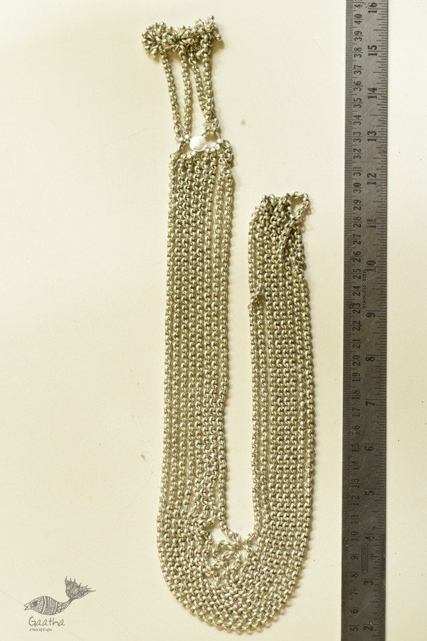 shop Handmade Long Chain Chandra Necklace