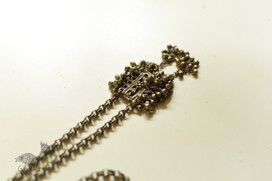 shop Handmade Tribal Jewelry - White Metal Necklace