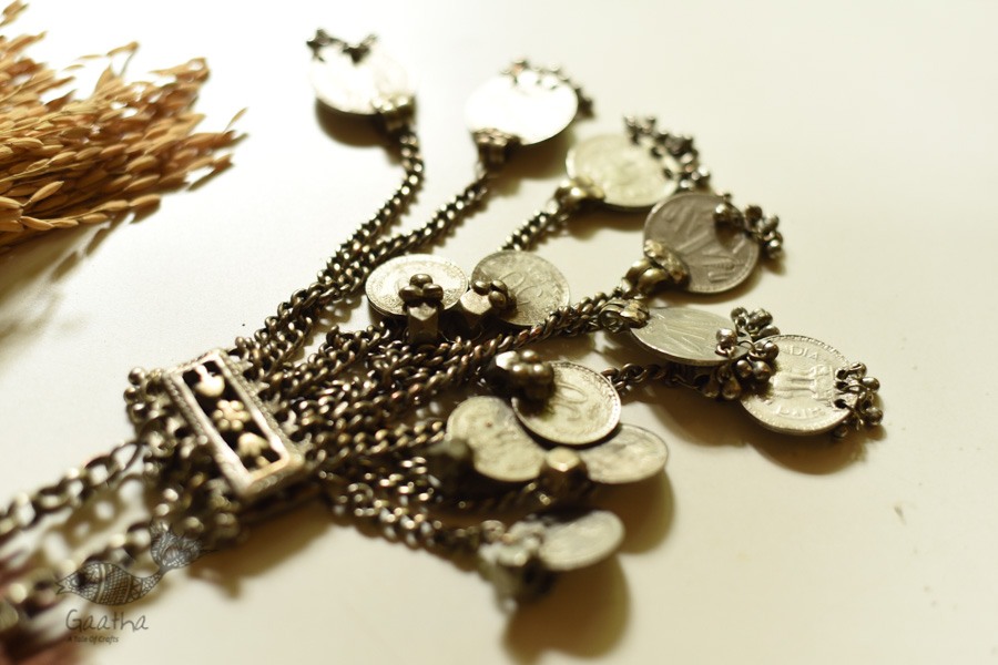 shop Handmade Antique Finish Tribal Coin  Necklace