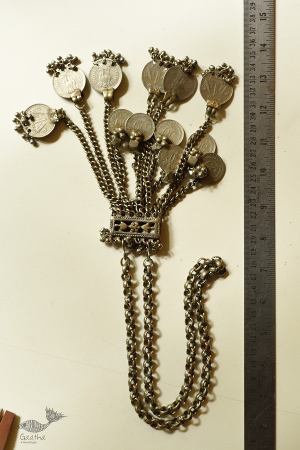 shop Handmade Antique Finish Tribal Coin  Necklace