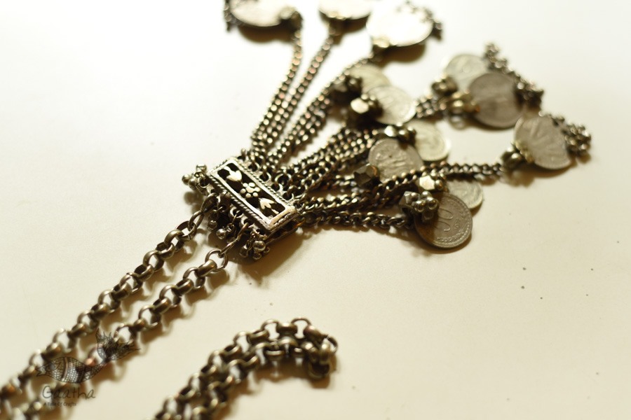 shop Handmade Antique Finish Tribal Coin  Necklace