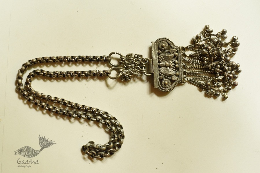 shop Antique Finish Tribal Necklace - Butterfly Pendant 