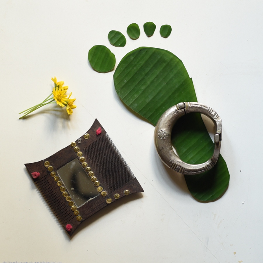 shop Vintage Trible Ankle Kada Solid & Heavy