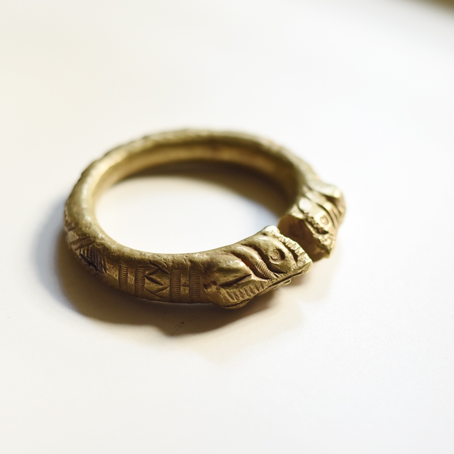 shop Vintage Brass Solid Heavy Kada