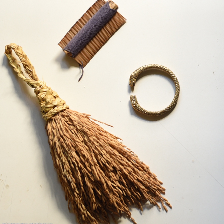 shop Handmade Vintage Solid Brass Kada - Tiger