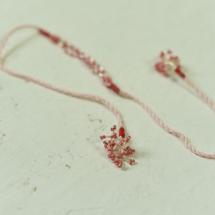 shop Handmade Rakhi - Pink Corel Bhai Rakhi 