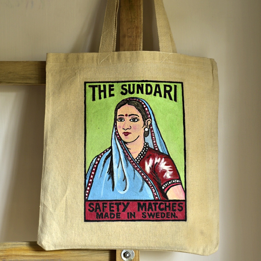 Carnival on Canvas ➤ Canvas Hand Painted Bag ➤ 7