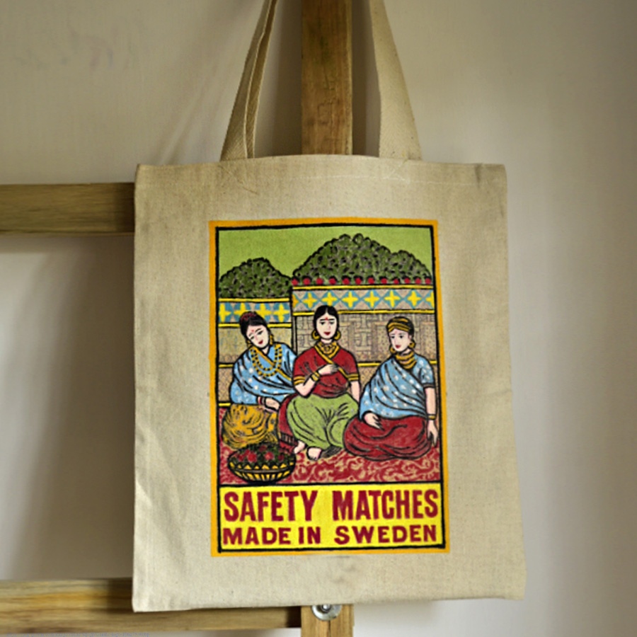 Carnival on Canvas ➤ Canvas Hand Painted Bag ➤ 5