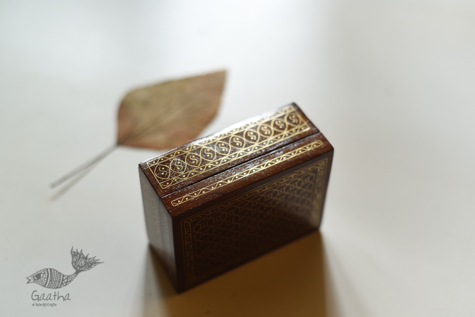 shop Wooden Brass Inlay Box