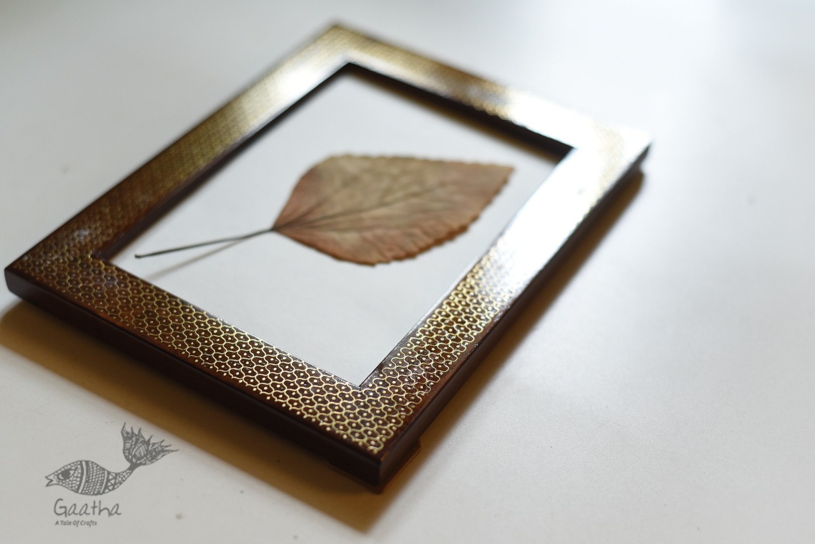 shop Wooden Brass Inlay / Tarkashi Photo Frame