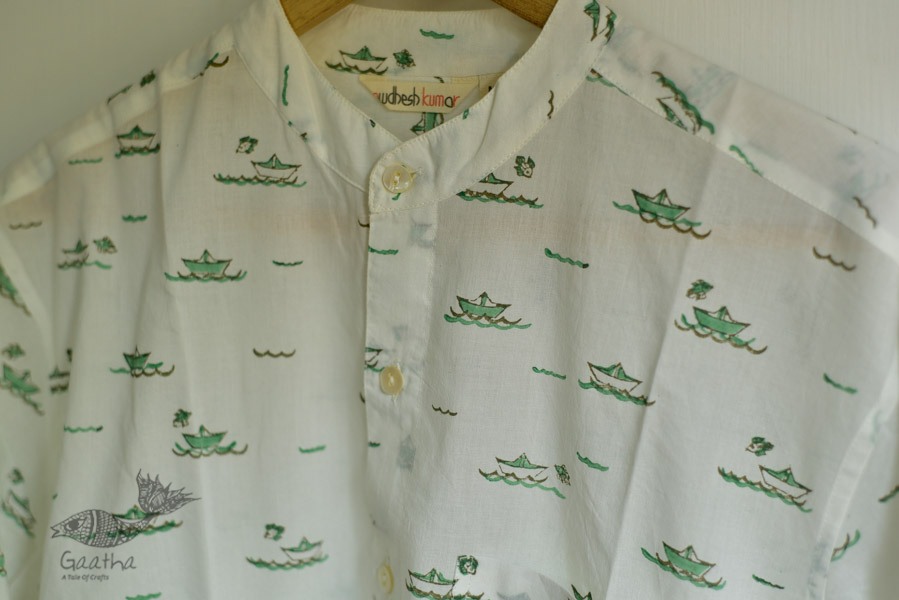 Sing of Spring ✯ Sanganeri ✯ Cotton Full Shirt ✯ 5