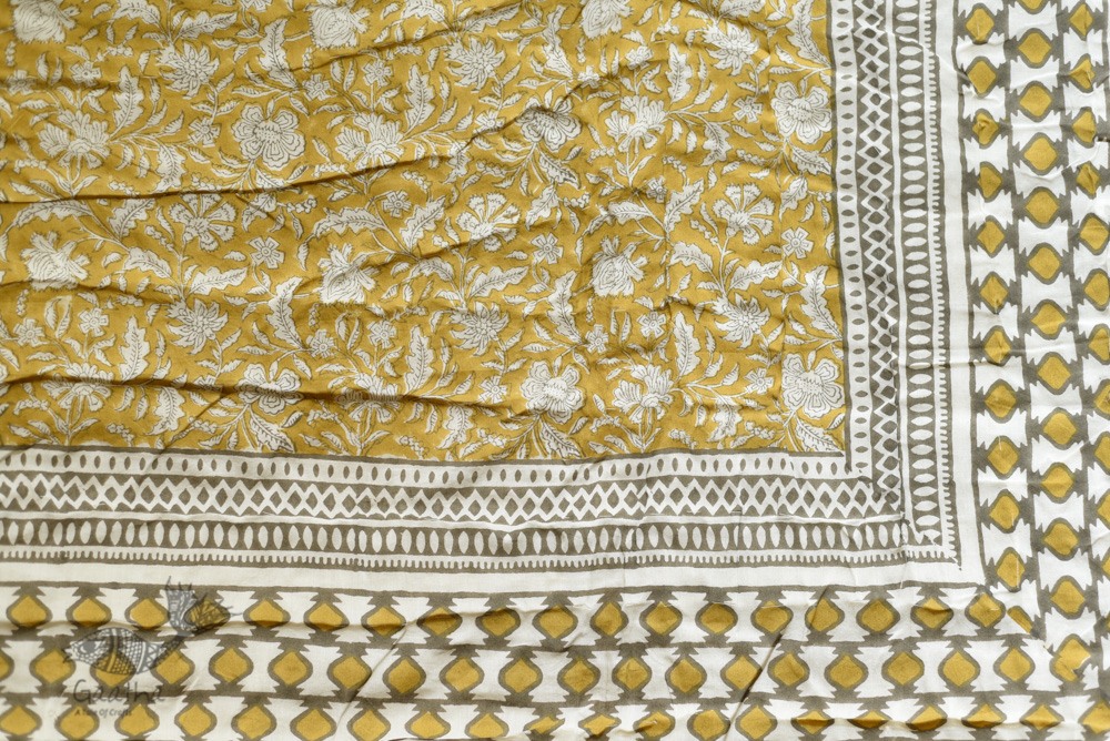 shop double Bed Quilt - Cotton Jaipuri Razai