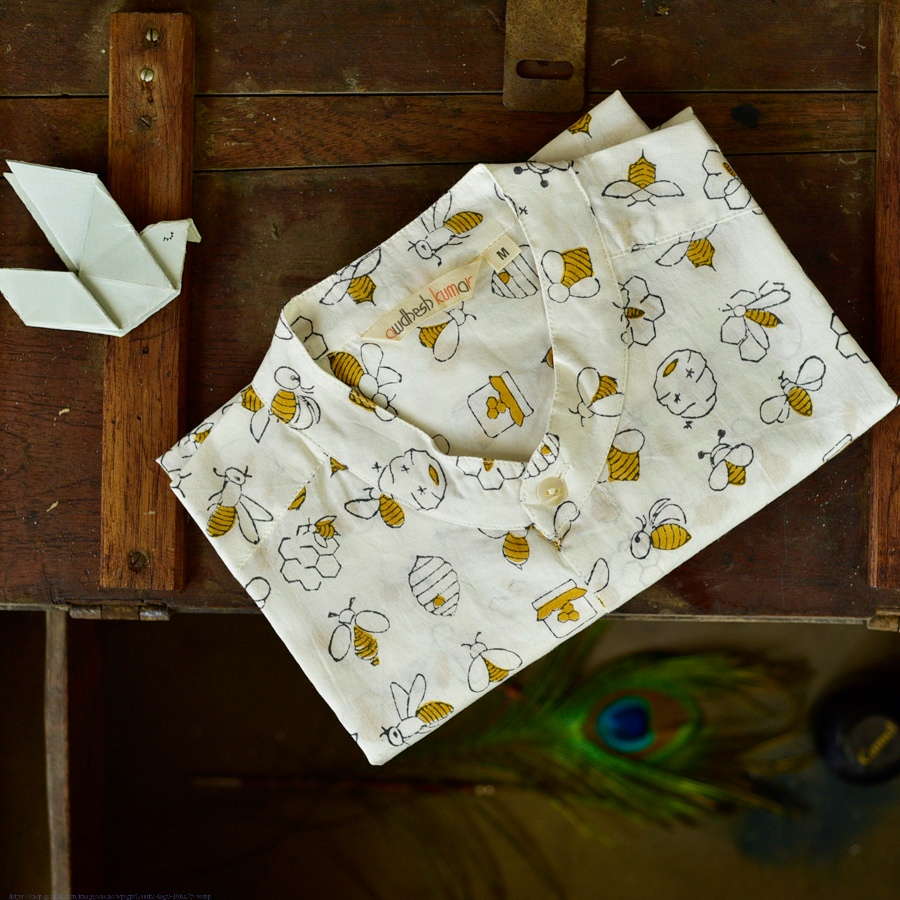 Sing of Spring ✯ Sanganeri ✯ Cotton Full Shirt ✯ 7