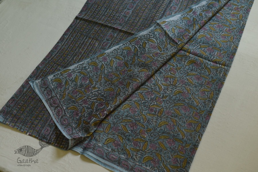 shop sanganeri block printed kota cotton saree