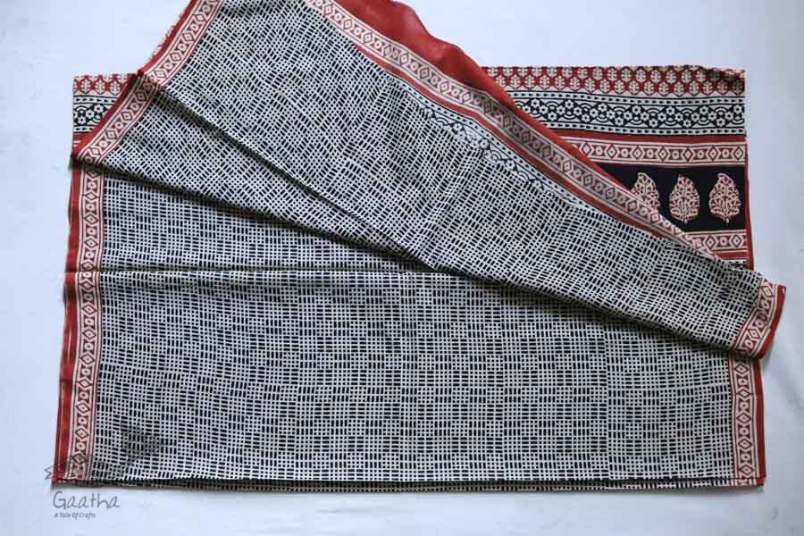 बूटी ✹ Sanganeri Block Printed Saree (Mul cotton) ✹ 1