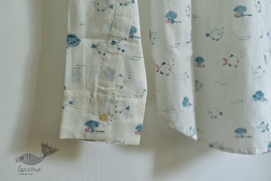 Sing of Spring ✯ Sanganeri ✯ Cotton Full Shirt ✯ 3