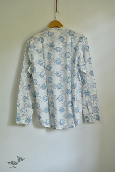 Sing of Spring ✯ Sanganeri ✯ Cotton Full Shirt ✯ 4