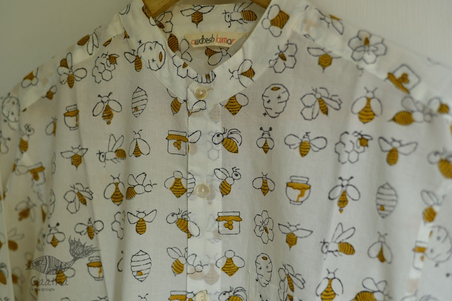 Sing of Spring ✯ Sanganeri ✯ Cotton Full Shirt ✯ 7
