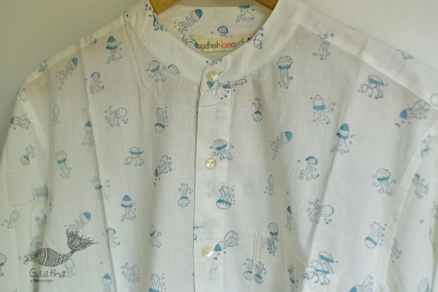 Sing of Spring ✯ Sanganeri ✯ Cotton Full Shirt ✯ 11