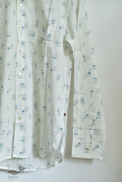 Sing of Spring ✯ Sanganeri ✯ Cotton Full Shirt ✯ 11