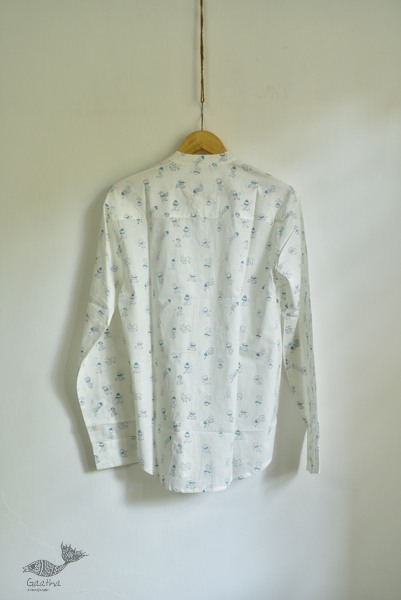 Sing of Spring ✯ Sanganeri ✯ Cotton Full Shirt ✯ 11