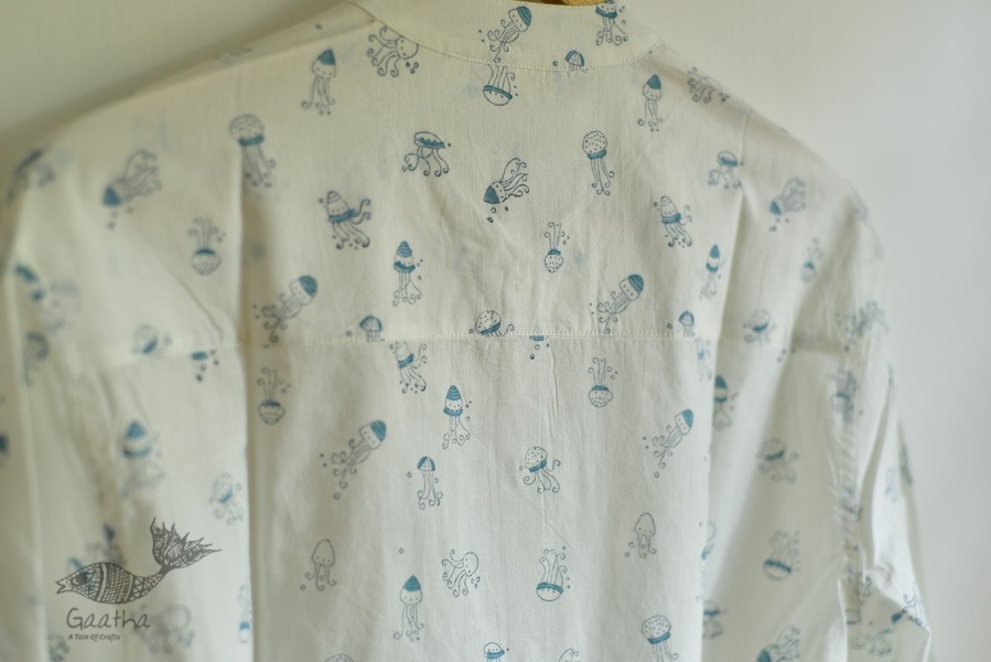 Sing of Spring ✯ Sanganeri ✯ Cotton Full Shirt ✯ 11