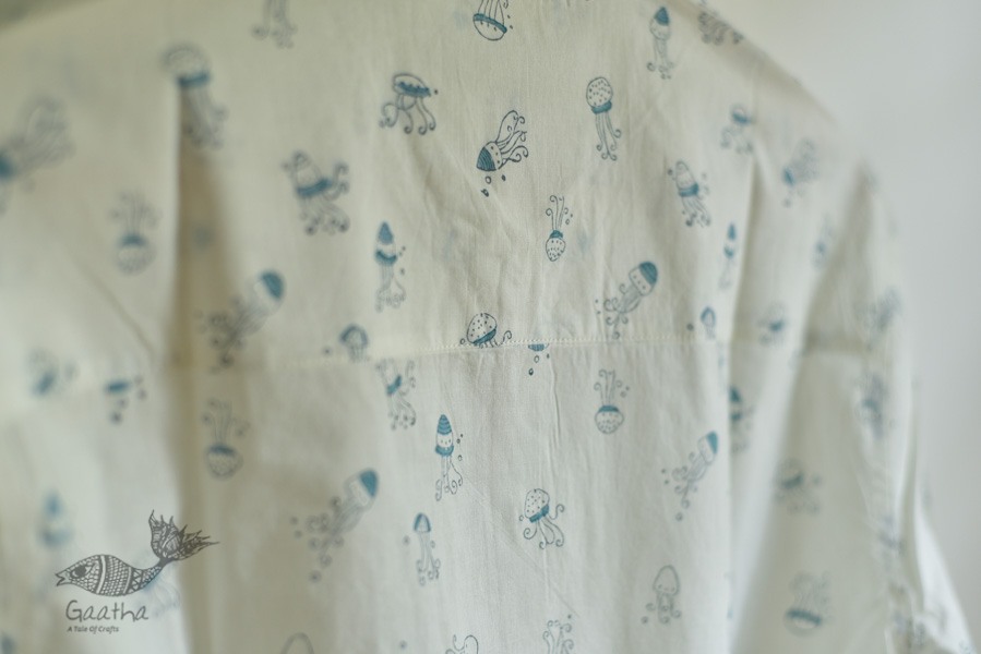 Sing of Spring ✯ Sanganeri ✯ Cotton Full Shirt ✯ 11
