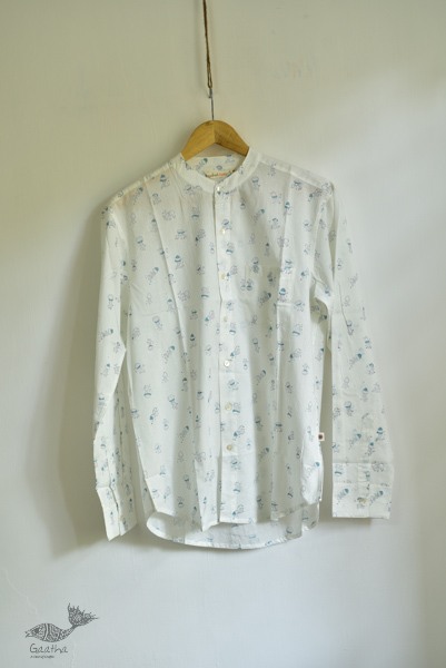 Sing of Spring ✯ Sanganeri ✯ Cotton Full Shirt ✯ 11