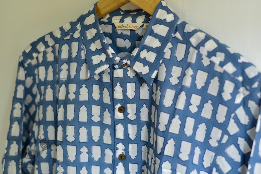 Sing of Spring ✯ Sanganeri ✯ Cotton Full Shirt ✯ 13