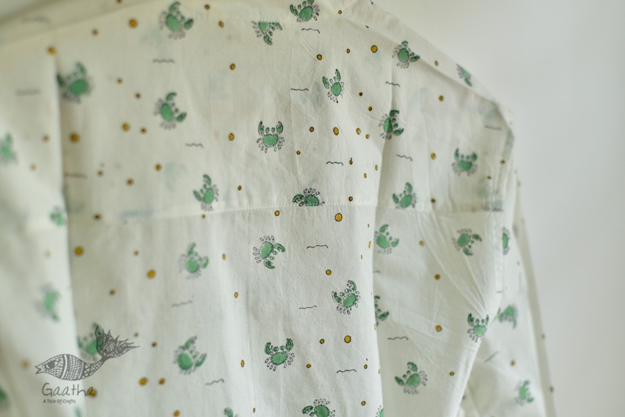 Sing of Spring ✯ Sanganeri ✯ Cotton Full Shirt ✯ 14