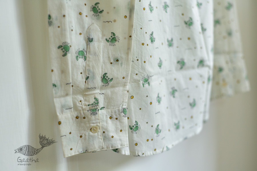 Sing of Spring ✯ Sanganeri ✯ Cotton Full Shirt ✯ 14
