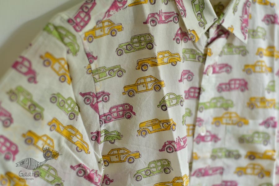 Sing of Spring ✯ Sanganeri ✯ Cotton Full Shirt ✯ 15