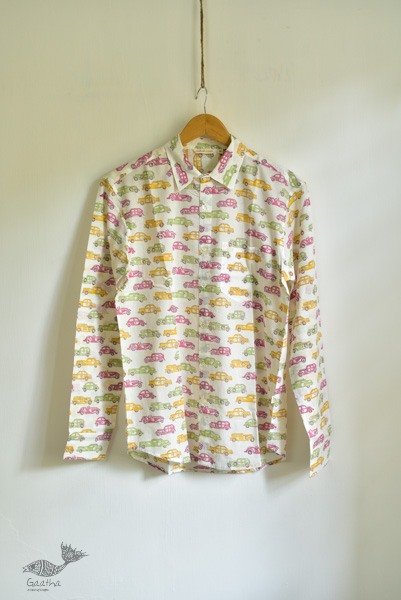Sing of Spring ✯ Sanganeri ✯ Cotton Full Shirt ✯ 15