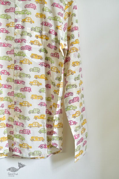 Sing of Spring ✯ Sanganeri ✯ Cotton Full Shirt ✯ 15