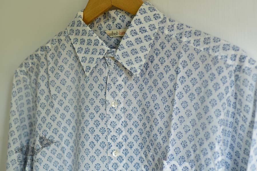 Sing of Spring ✯ Sanganeri ✯ Cotton Full Shirt ✯ 16