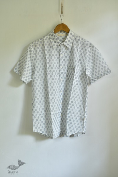 Sing of Spring ✯ Sanganeri ✯ Cotton Half Sleeve Shirt ✯ 17