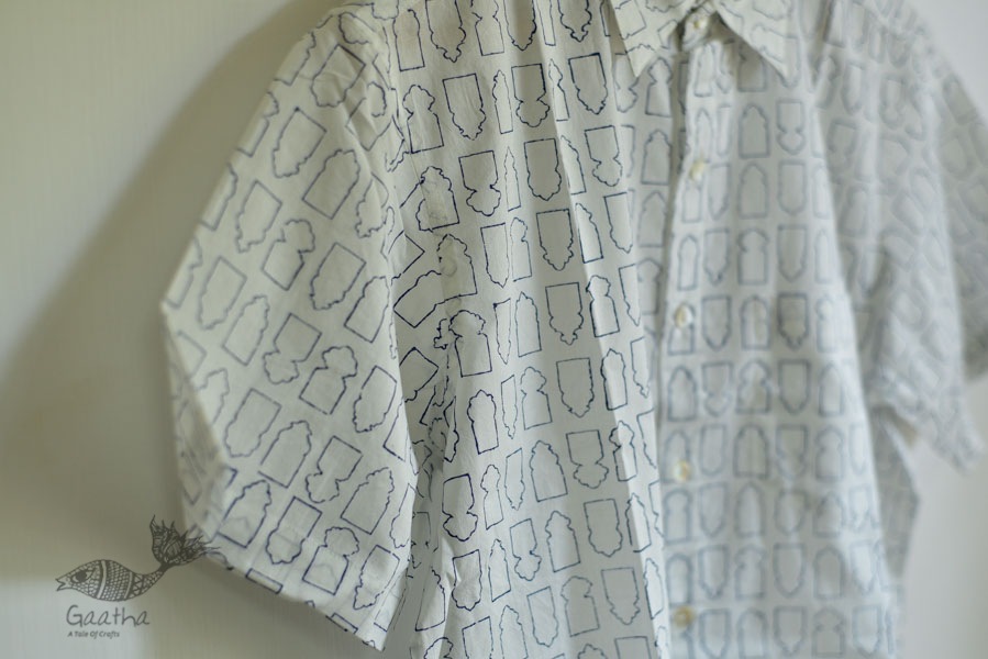 Sing of Spring ✯ Sanganeri ✯ Cotton Half Sleeve Shirt ✯ 19