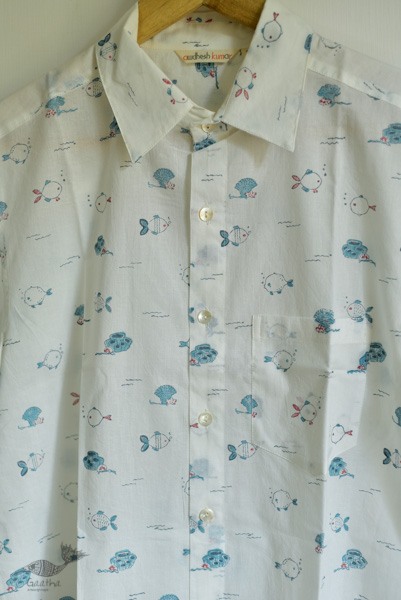 Sing of Spring ✯ Sanganeri ✯ Cotton Half Sleeve Shirt ✯ 20