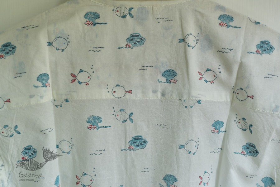 Sing of Spring ✯ Sanganeri ✯ Cotton Half Sleeve Shirt ✯ 20